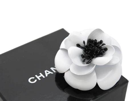 chanel flower pin